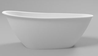 Ванна из искусственного камня Whitecross Spinel B 0210.155073.200 155x73см белый матовый